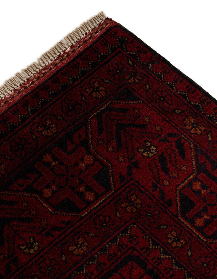 Detail image of  6' 10 x 10'  Hand Knotted Khal Mohammadi Wool Rug