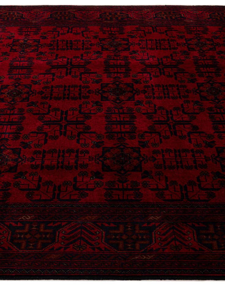 Detail image of  6' 8 x 9' 8  Hand Knotted Khal Mohammadi Wool Rug