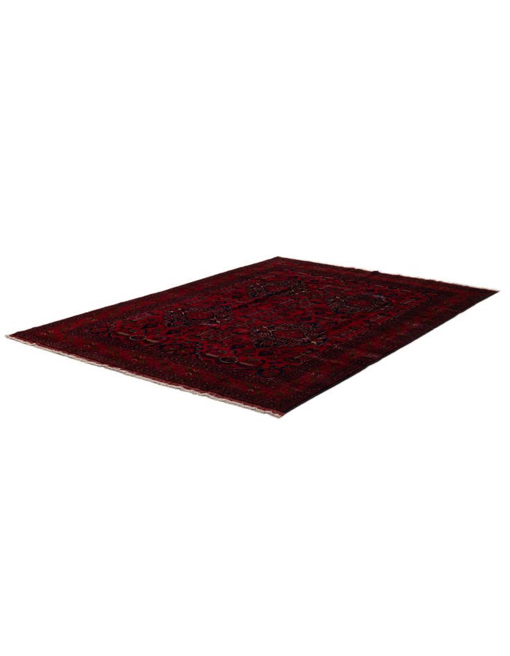 Detail image of  6' 8 x 9' 9  Hand Knotted Khal Mohammadi Wool Rug