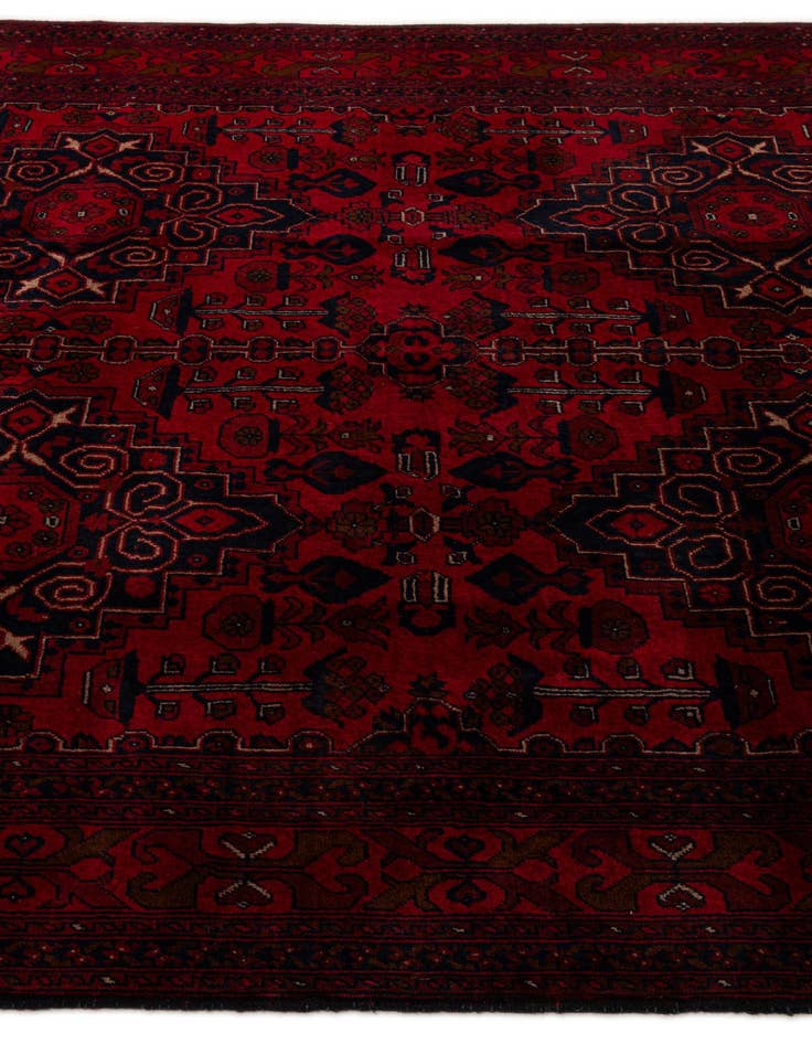 Detail image of  6' 8 x 9' 9  Hand Knotted Khal Mohammadi Wool Rug