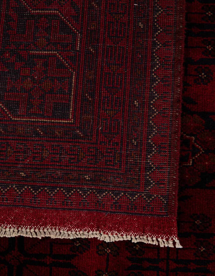 Detail image of  6' 7 x 10'  Hand Knotted Khal Mohammadi Wool Rug