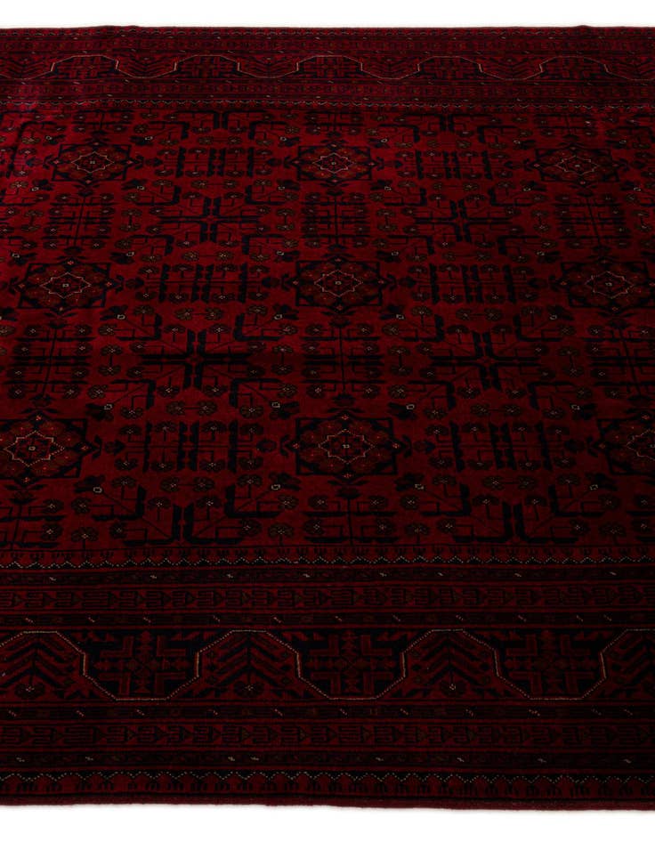 Detail image of  6' 7 x 10'  Hand Knotted Khal Mohammadi Wool Rug