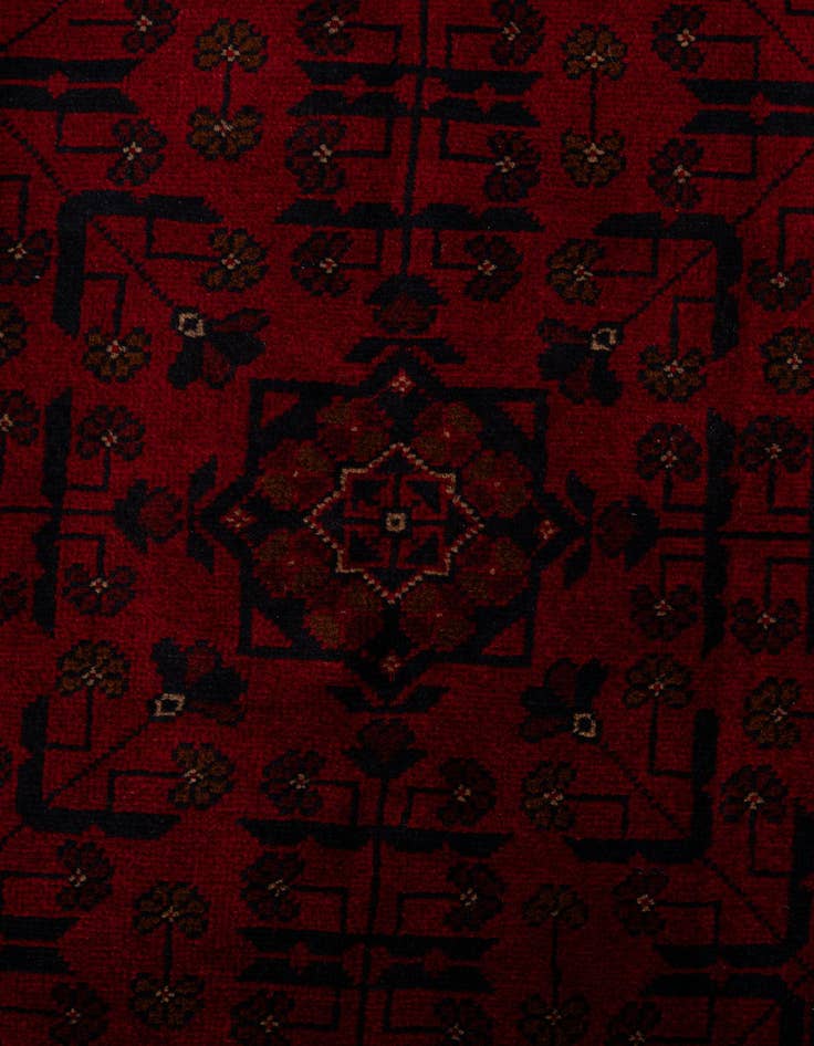 Detail image of  6' 7 x 10'  Hand Knotted Khal Mohammadi Wool Rug