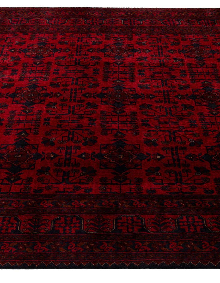 Detail image of  6' 6 x 9' 8  Hand Knotted Khal Mohammadi Wool Rug