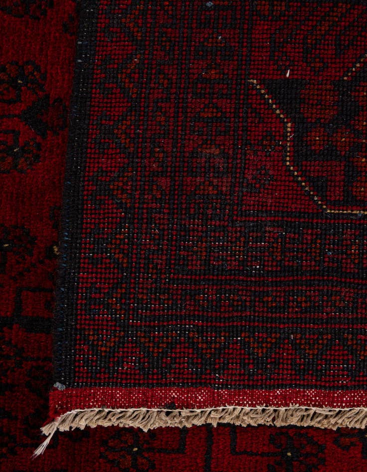 Detail image of  6' 7 x 9' 11  Hand Knotted Khal Mohammadi Wool Rug