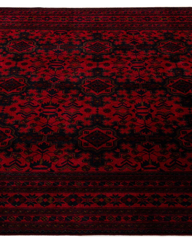 Detail image of  6' 6 x 9' 10  Hand Knotted Khal Mohammadi Wool Rug