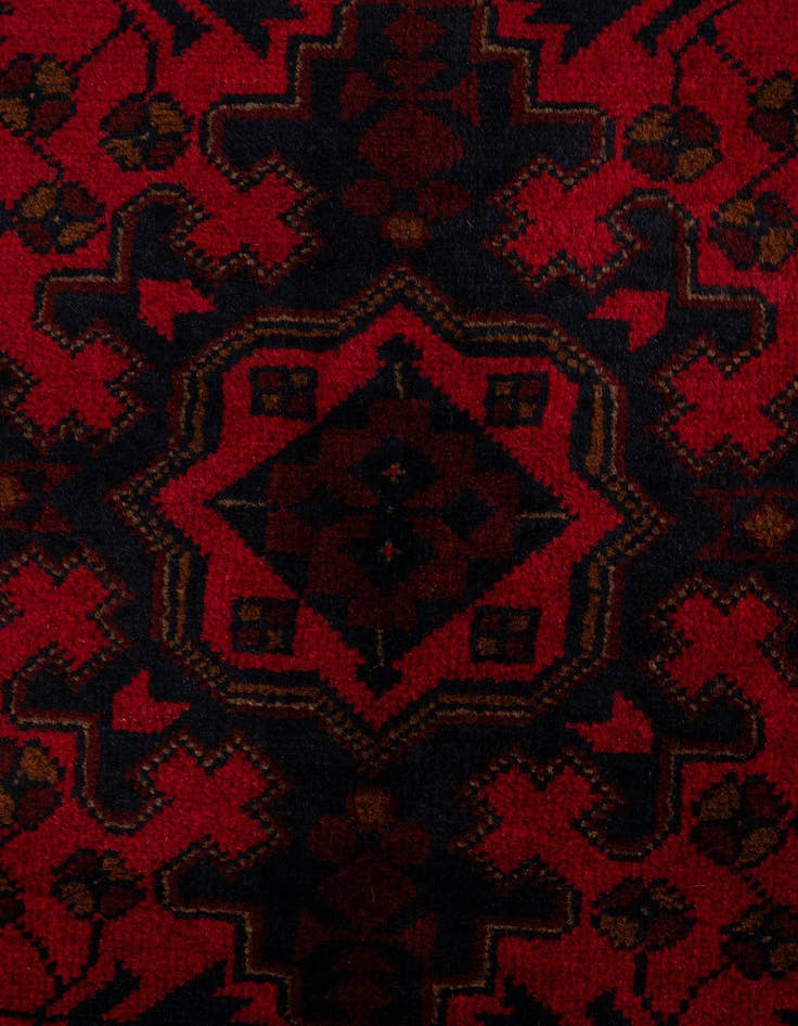 Detail image of  6' 6 x 9' 10  Hand Knotted Khal Mohammadi Wool Rug