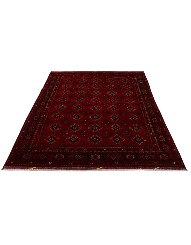 Detail image of  6' 7 x 9' 10  Hand Knotted Khal Mohammadi Wool Rug