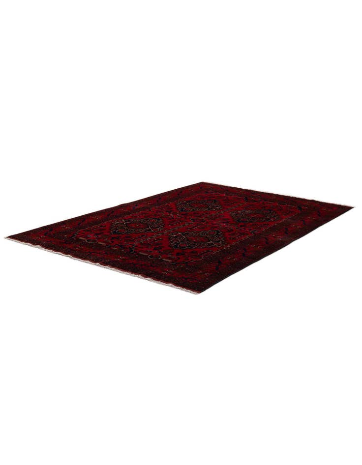 Detail image of  6' 7 x 9' 11  Hand Knotted Khal Mohammadi Wool Rug