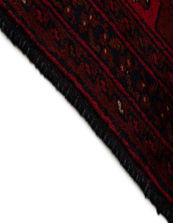 Detail image of  6' 7 x 9' 11  Hand Knotted Khal Mohammadi Wool Rug