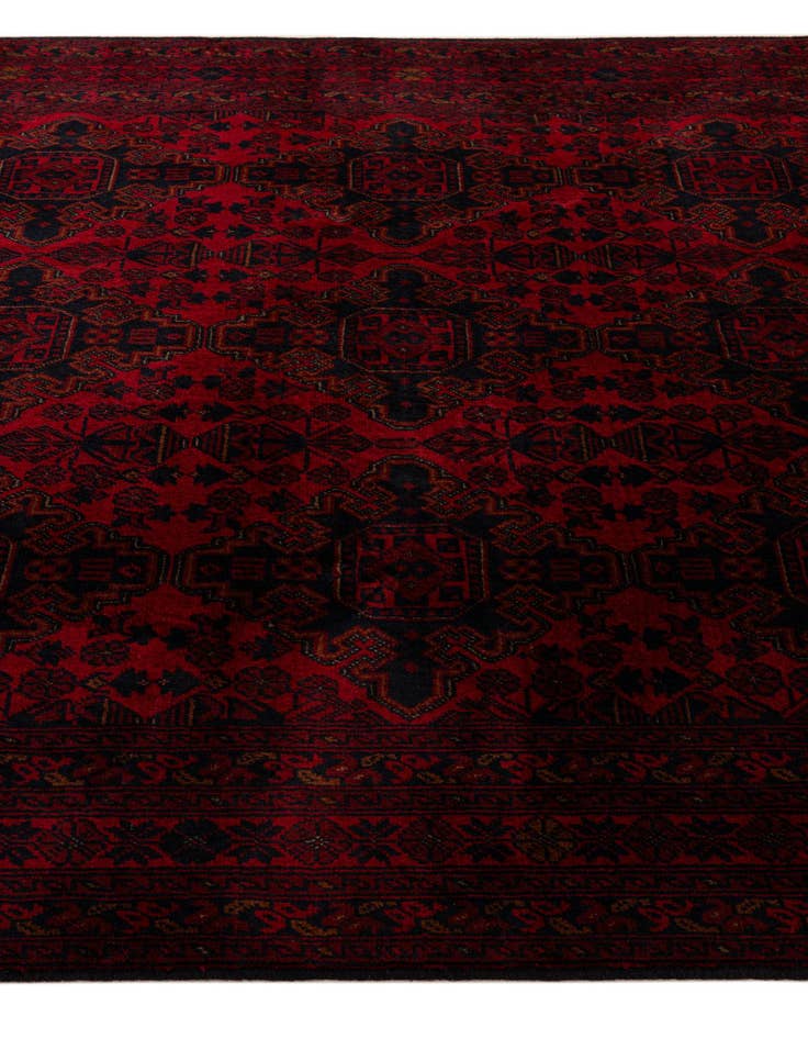 Detail image of  6' 7 x 9' 11  Hand Knotted Khal Mohammadi Wool Rug