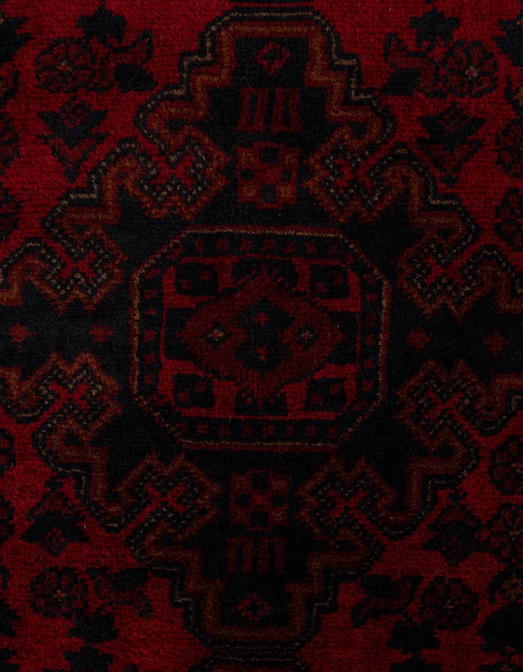 Detail image of  6' 7 x 9' 11  Hand Knotted Khal Mohammadi Wool Rug