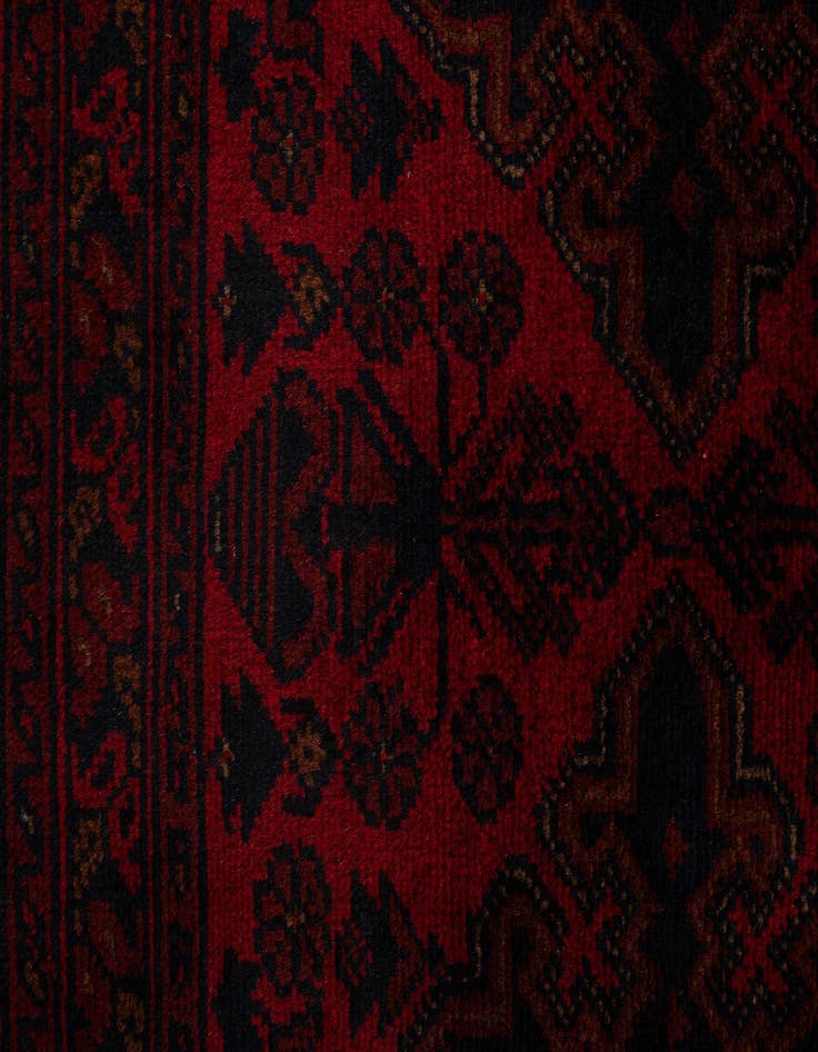 Detail image of  6' 7 x 9' 11  Hand Knotted Khal Mohammadi Wool Rug