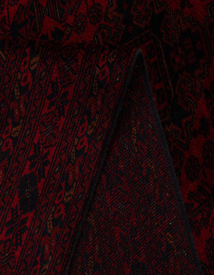 Detail image of  6' 7 x 9' 11  Hand Knotted Khal Mohammadi Wool Rug