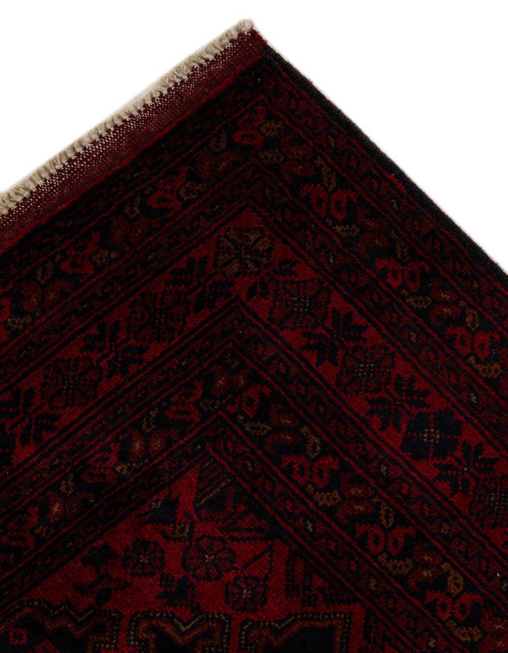 Detail image of  6' 7 x 9' 11  Hand Knotted Khal Mohammadi Wool Rug