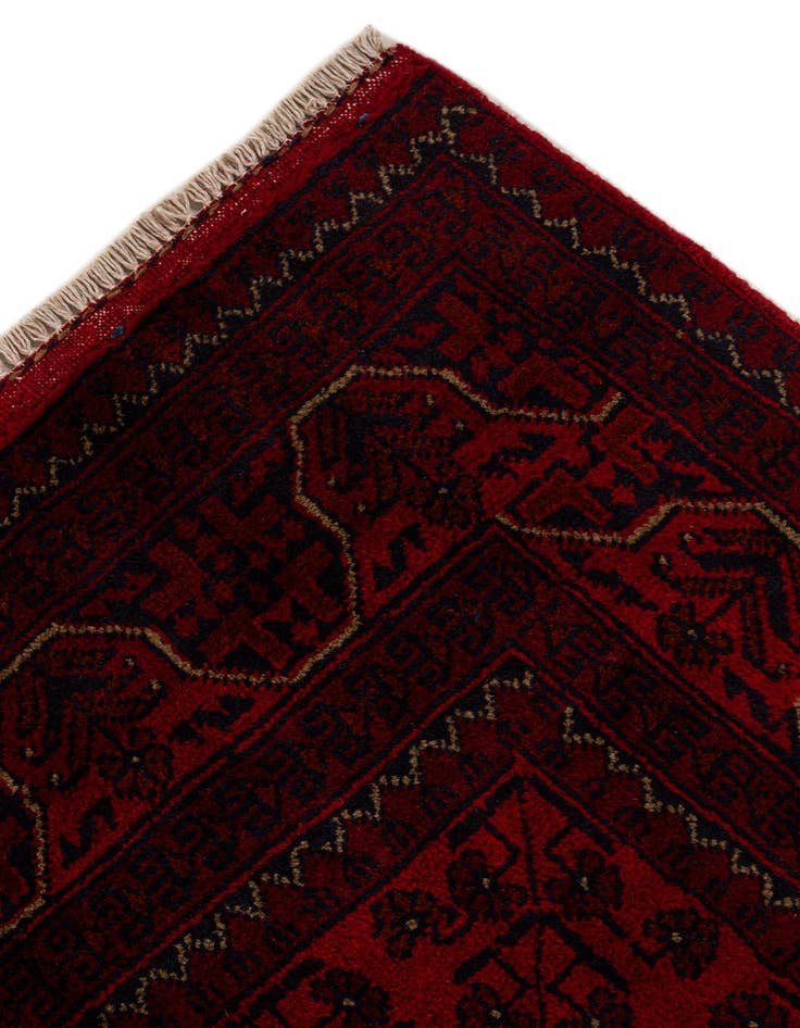 Detail image of  6' 5 x 9' 6  Hand Knotted Khal Mohammadi Wool Rug