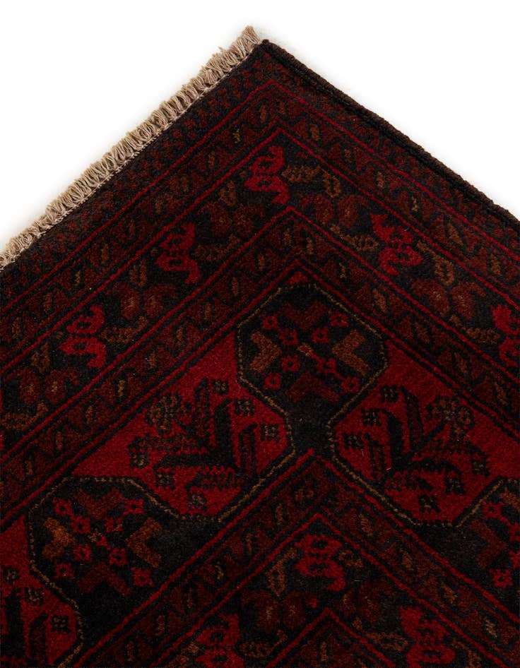 Detail image of  6' 9 x 9' 7  Hand Knotted Khal Mohammadi Wool Rug