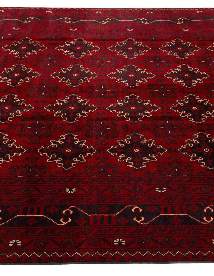 Detail image of  6' 5 x 9' 6  Hand Knotted Khal Mohammadi Wool Rug