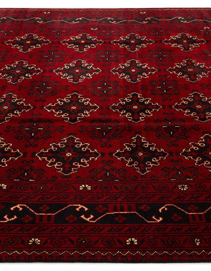 Detail image of  6' 4 x 9' 8  Hand Knotted Khal Mohammadi Wool Rug