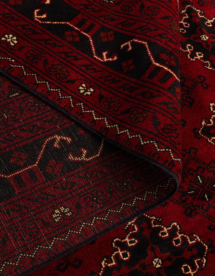 Detail image of  6' 4 x 9' 8  Hand Knotted Khal Mohammadi Wool Rug