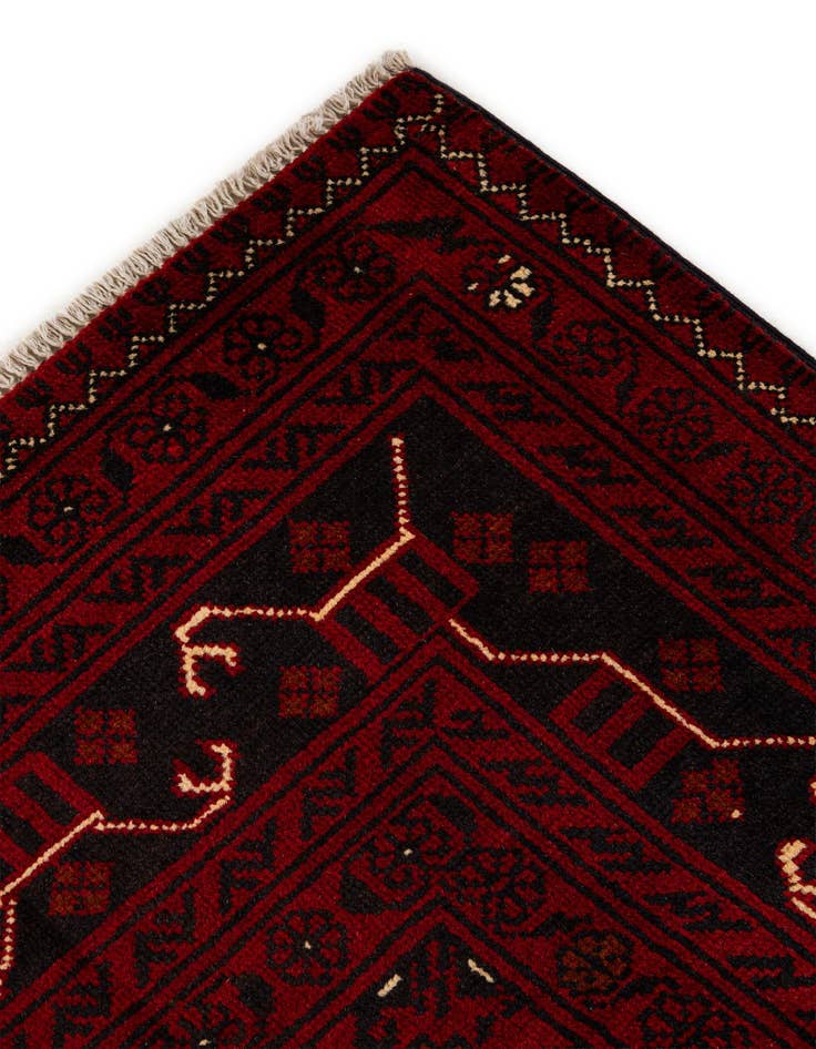 Detail image of  6' 4 x 9' 8  Hand Knotted Khal Mohammadi Wool Rug