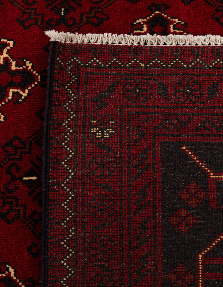 Detail image of  6' 4 x 9' 8  Hand Knotted Khal Mohammadi Wool Rug