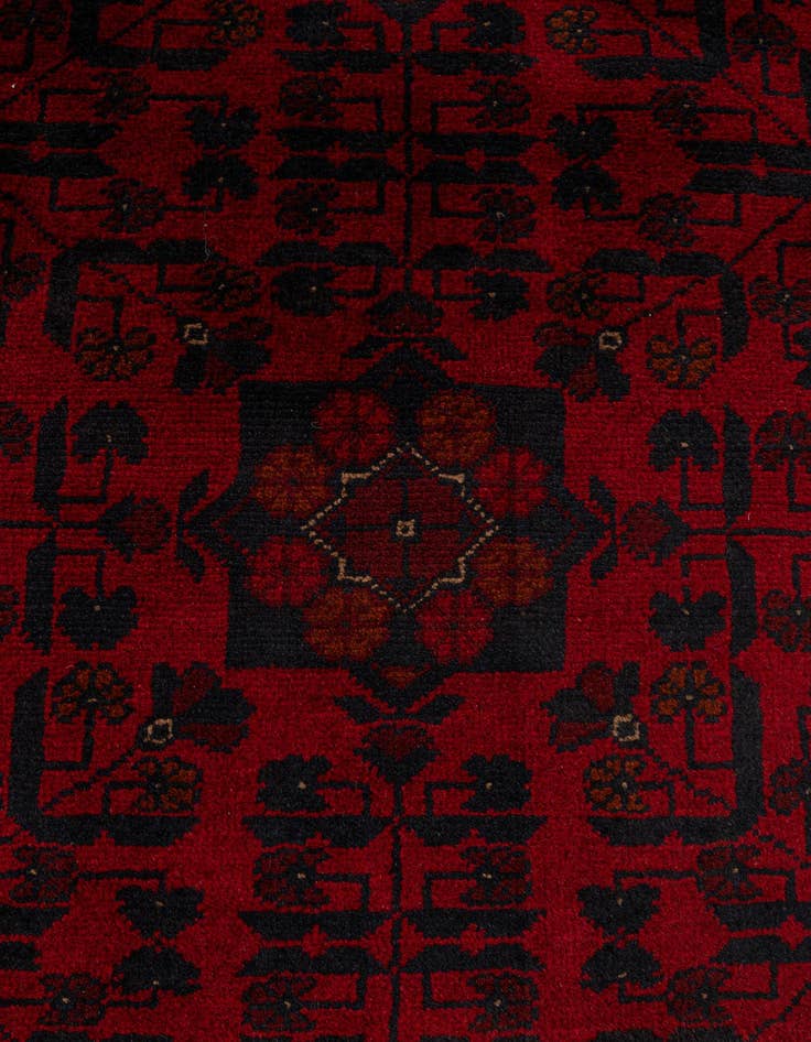 Detail image of  6' 9 x 9' 9  Hand Knotted Khal Mohammadi Wool Rug