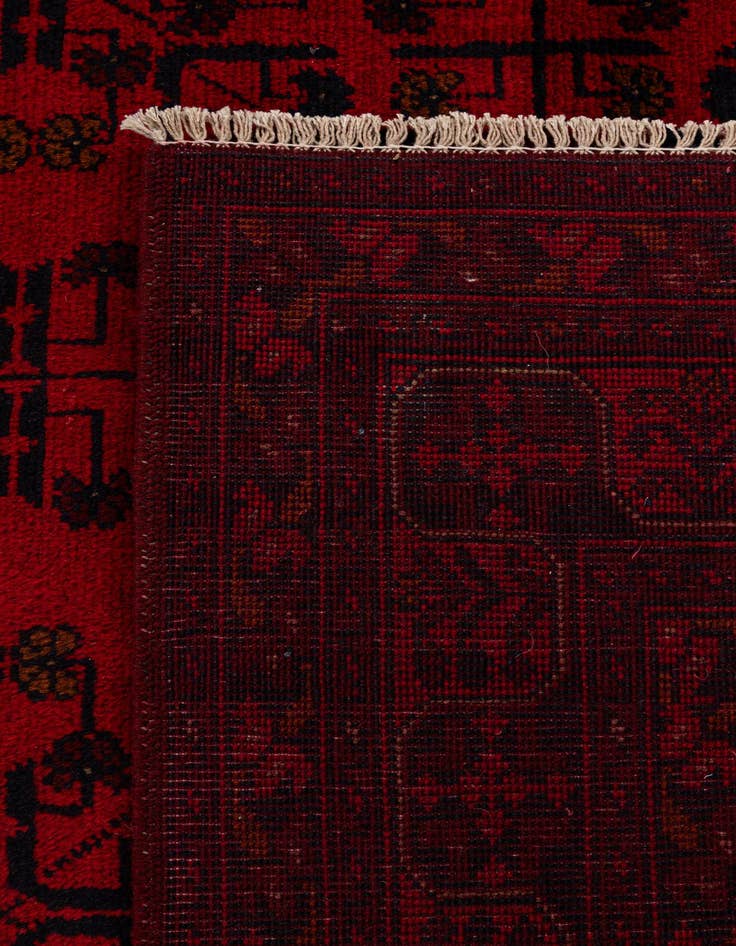 Detail image of  6' 8 x 9' 5  Hand Knotted Khal Mohammadi Wool Rug