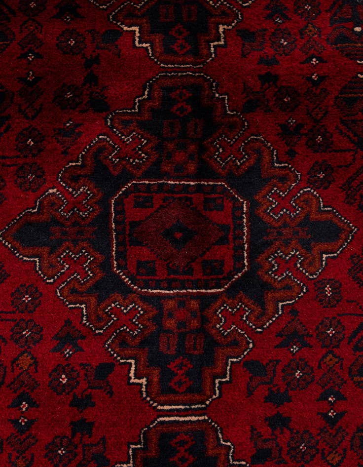 Detail image of  6' 6 x 9' 7  Hand Knotted Khal Mohammadi Wool Rug
