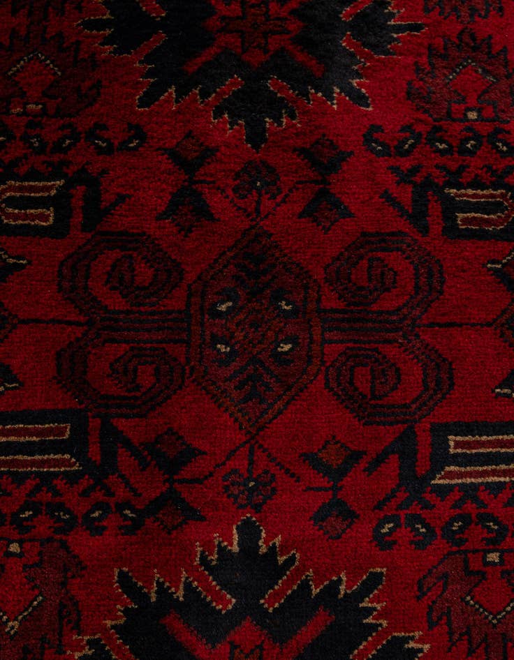 Detail image of  6' 9 x 9' 10  Hand Knotted Khal Mohammadi Wool Rug
