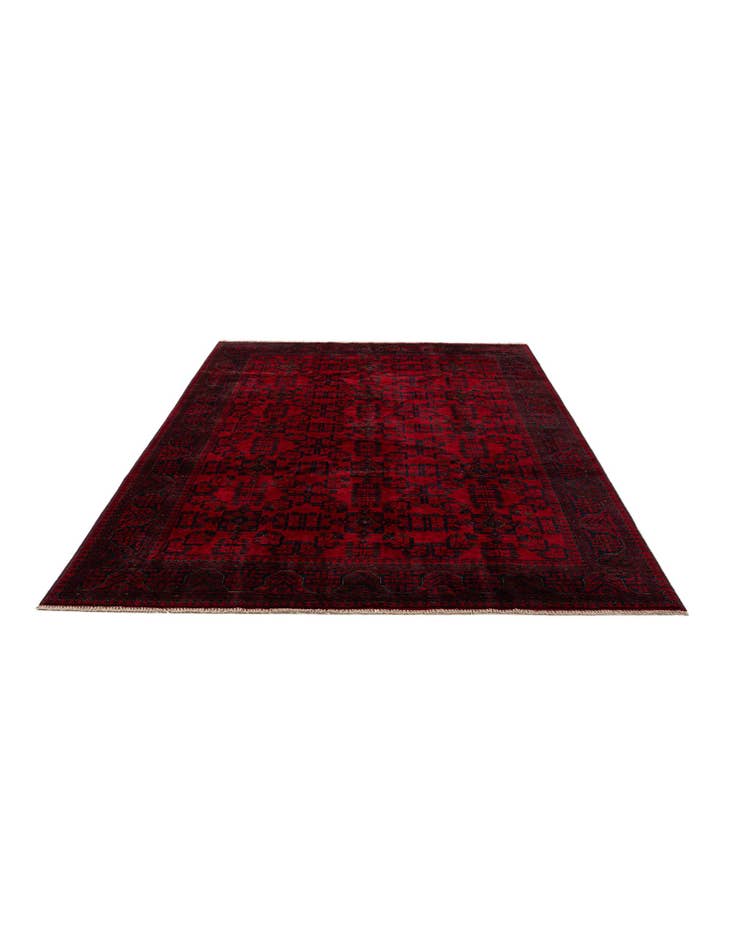 Detail image of  6' 8 x 9' 10  Hand Knotted Khal Mohammadi Wool Rug