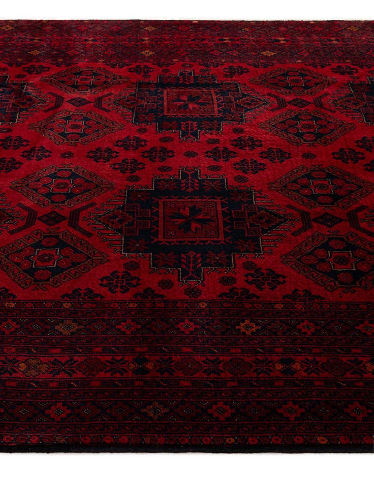 Detail image of  6' 10 x 9' 9  Hand Knotted Khal Mohammadi Wool Rug