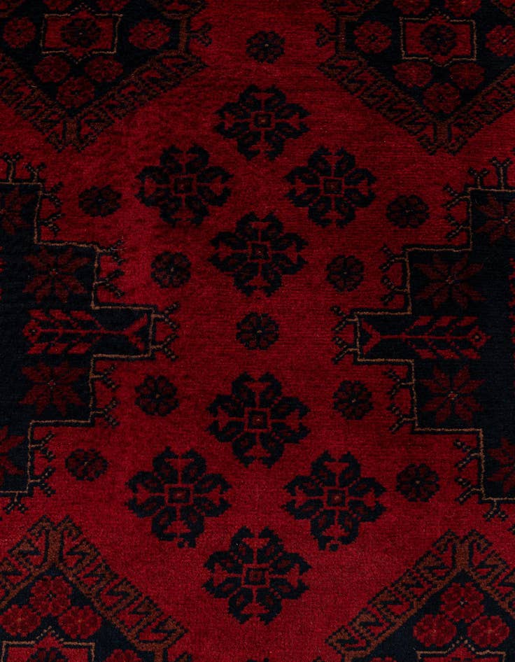 Detail image of  6' 10 x 9' 9  Hand Knotted Khal Mohammadi Wool Rug