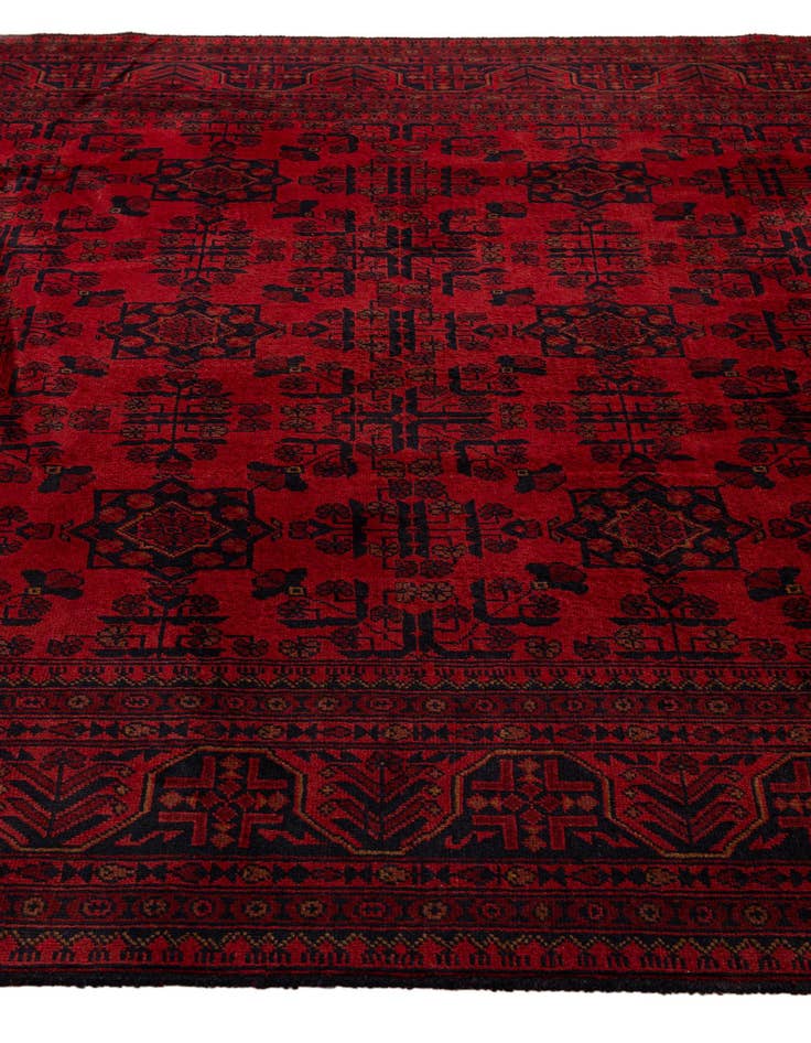 Detail image of  6' 9 x 9' 5  Hand Knotted Khal Mohammadi Wool Rug