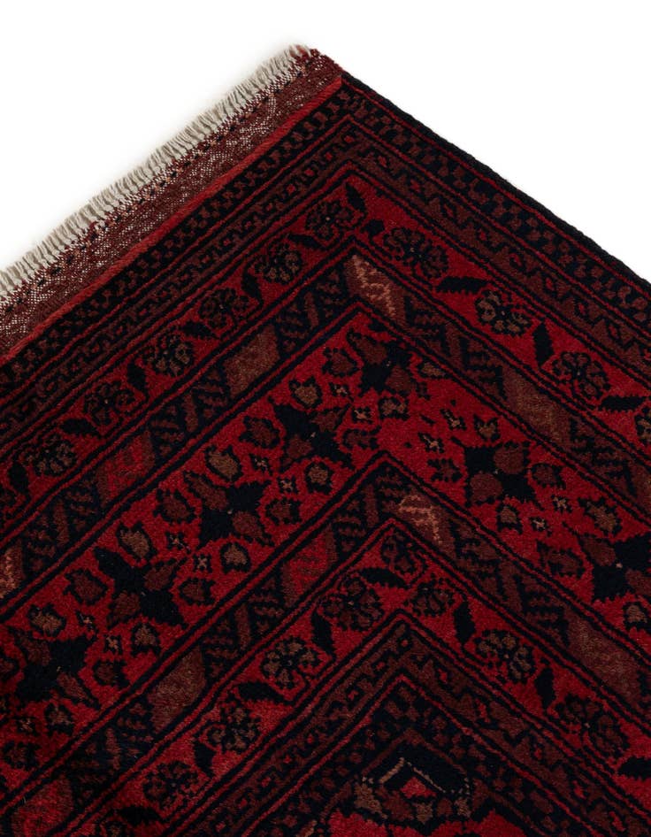 Detail image of  6' 7 x 10'  Hand Knotted Khal Mohammadi Wool Rug