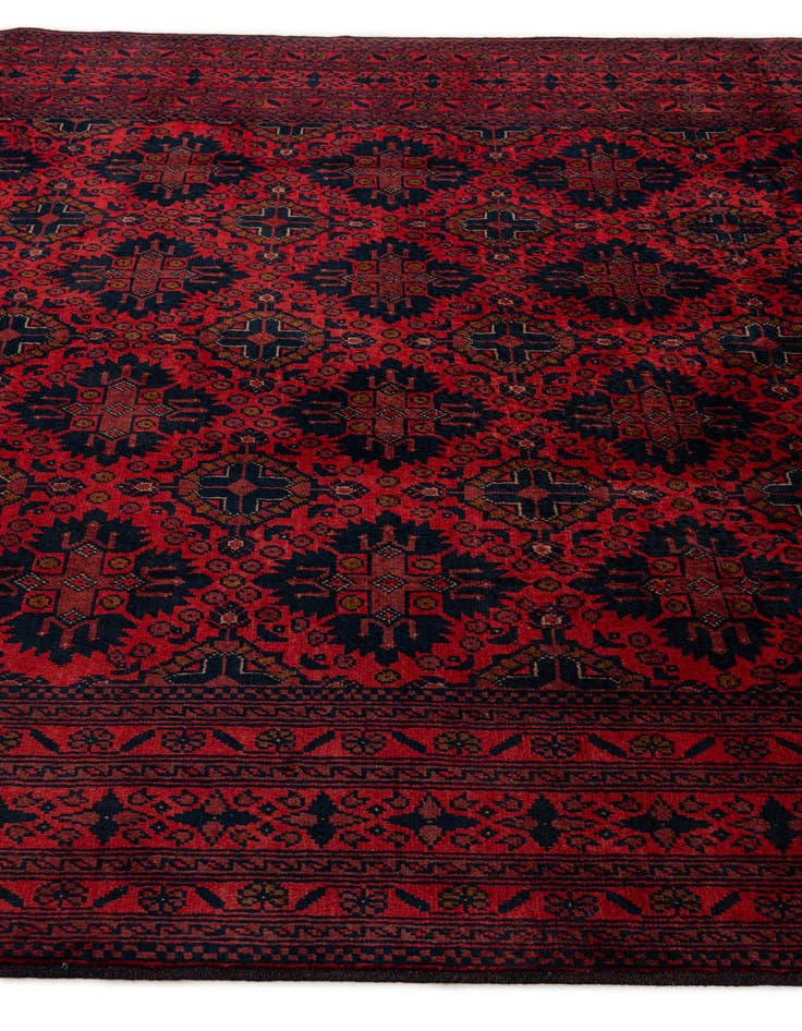 Detail image of  6' 7 x 9' 7  Hand Knotted Khal Mohammadi Wool Rug