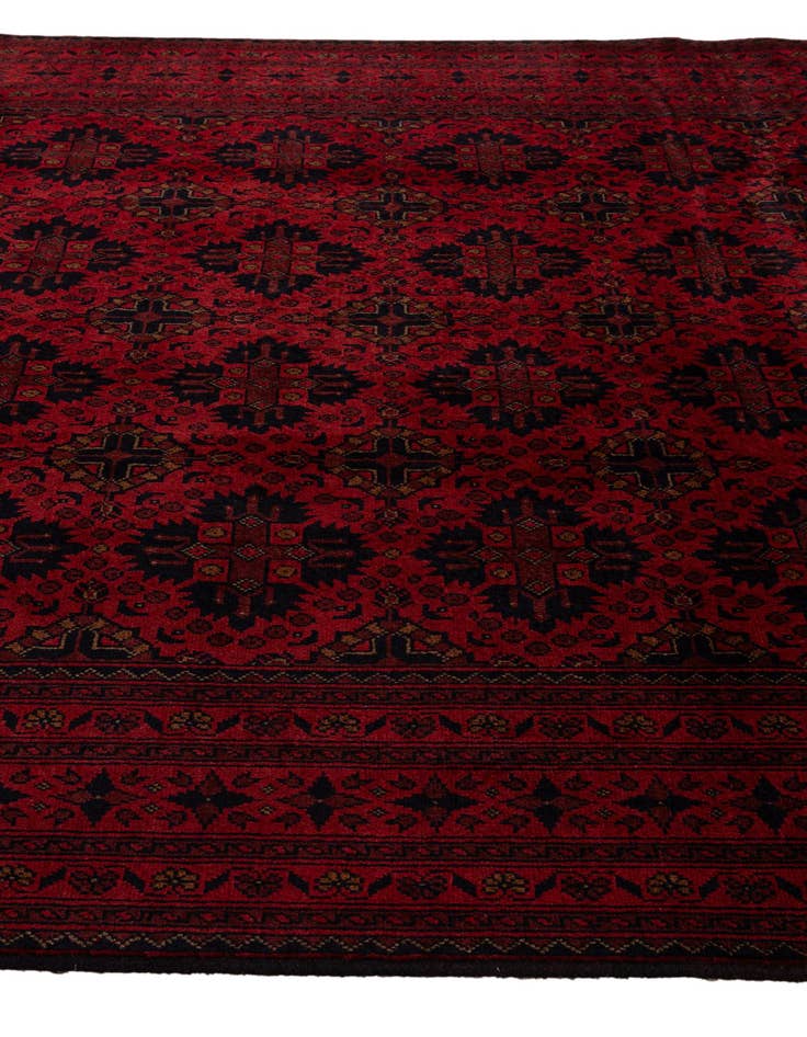 Detail image of  6' 10 x 10'  Hand Knotted Khal Mohammadi Wool Rug