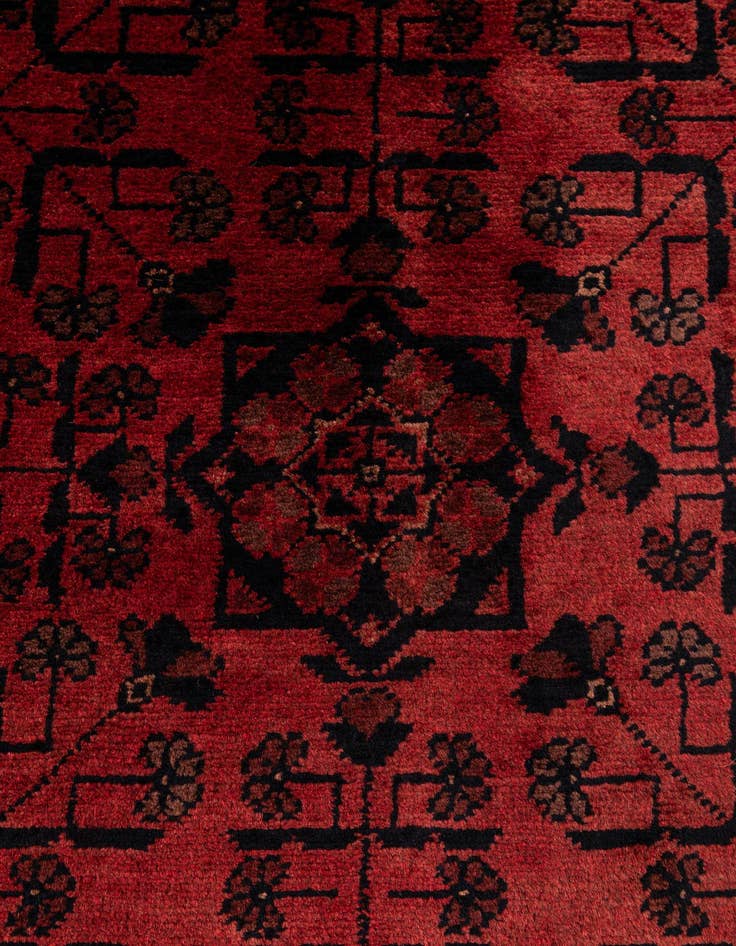 Detail image of  6' 7 x 9' 8  Hand Knotted Khal Mohammadi Wool Rug