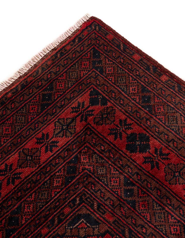 Detail image of  6' 10 x 9' 7  Hand Knotted Khal Mohammadi Wool Rug