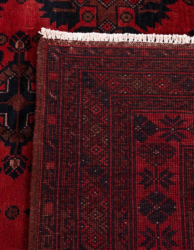 Detail image of  6' 10 x 9' 7  Hand Knotted Khal Mohammadi Wool Rug