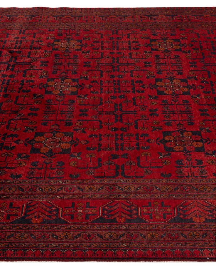 Detail image of  6' 8 x 9' 10  Hand Knotted Khal Mohammadi Wool Rug