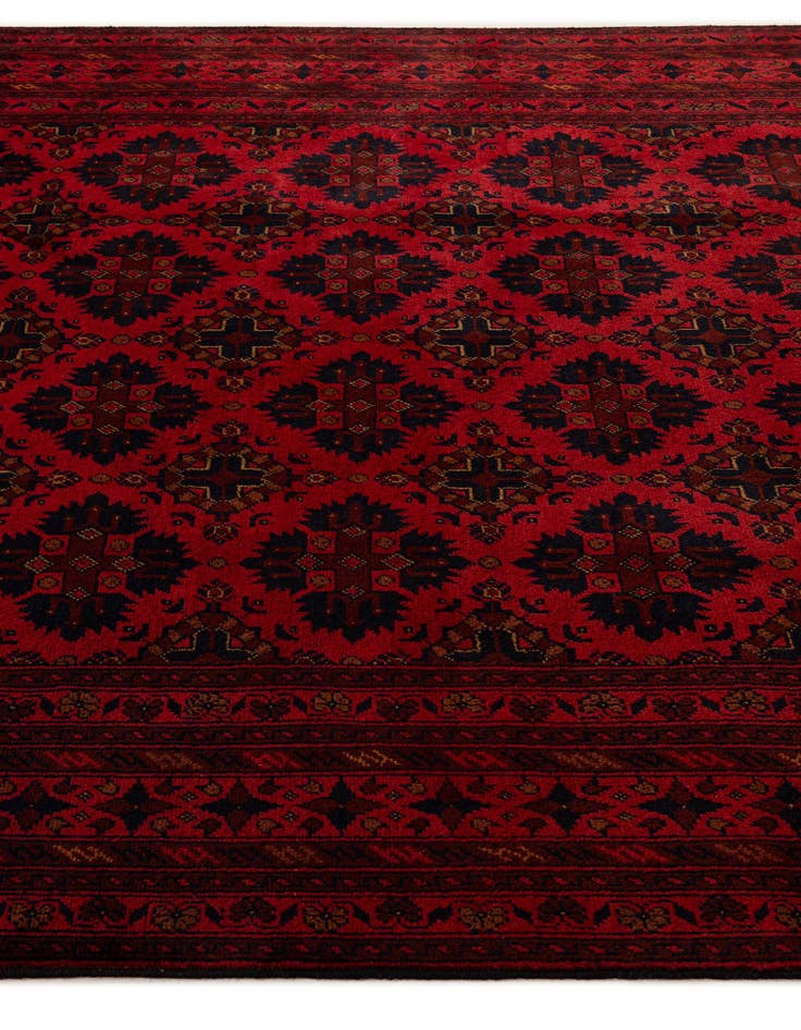 Detail image of  6' 8 x 9' 9  Hand Knotted Khal Mohammadi Wool Rug