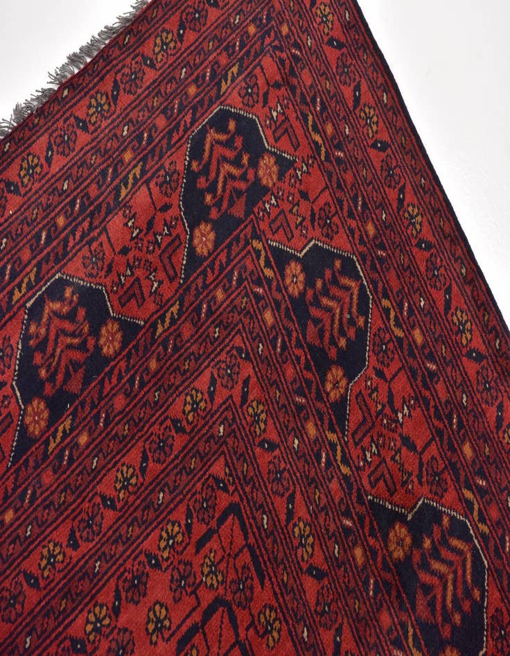Detail image of  6' 8 x 9' 7  Hand Knotted Khal Mohammadi Rug