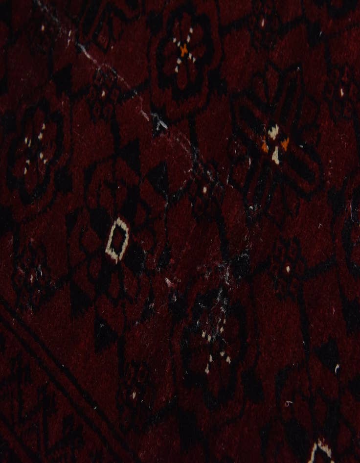 Detail image of  4' 2 x 6' 8  Hand Knotted Khal Mohammadi Oriental Wool Rug