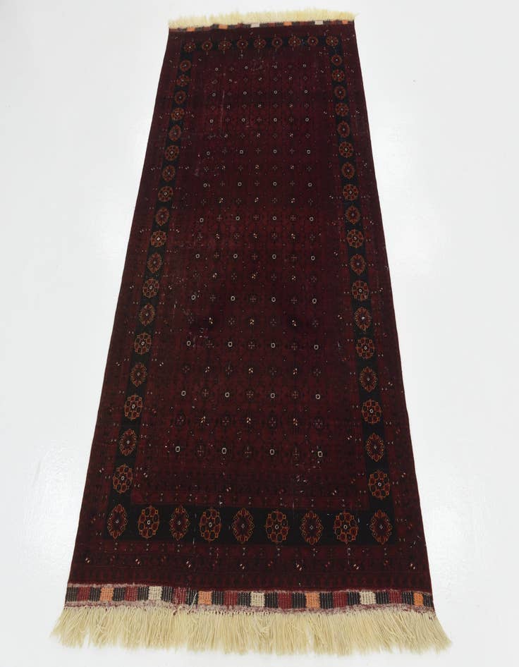 Detail image of  4' 2 x 6' 8  Hand Knotted Khal Mohammadi Oriental Wool Rug