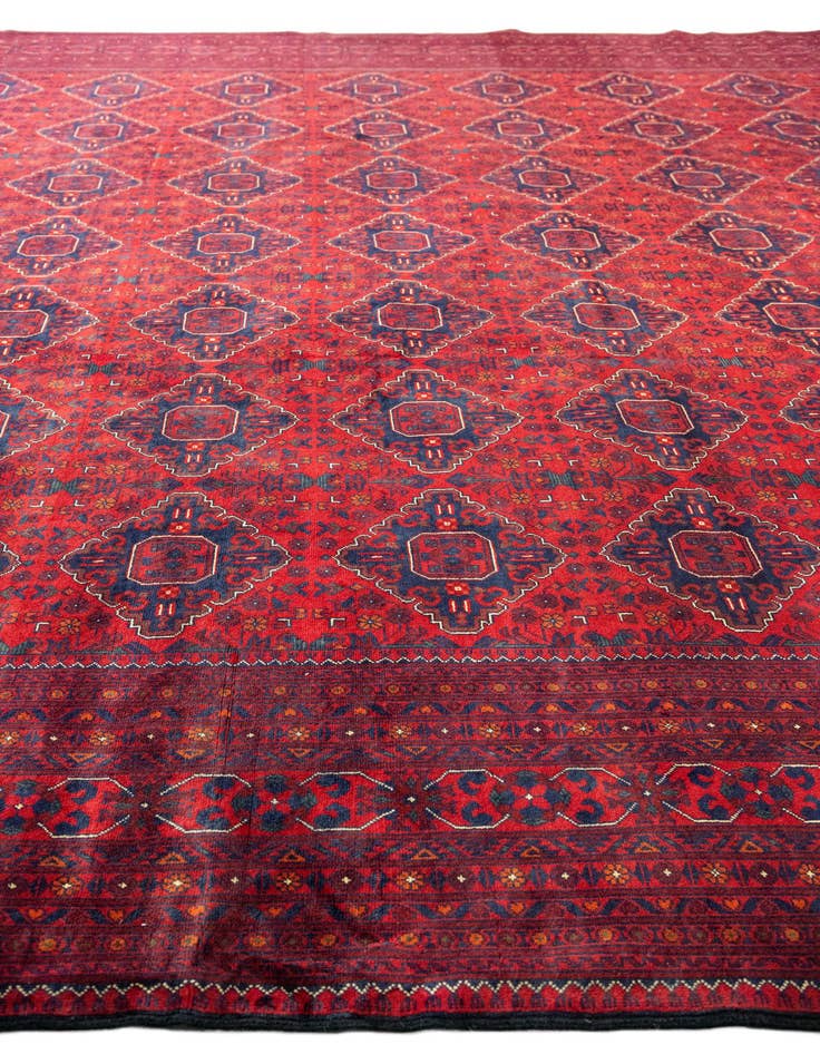 Detail image of  12' 8 x 19' 6  Hand Knotted Khal Mohammadi Wool Rug