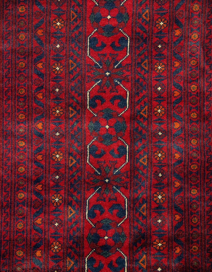 Detail image of  12' 8 x 19' 6  Hand Knotted Khal Mohammadi Wool Rug