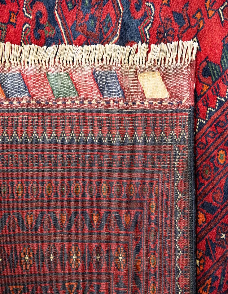 Detail image of  12' 8 x 19' 6  Hand Knotted Khal Mohammadi Wool Rug