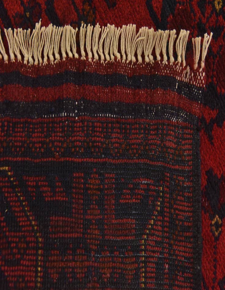 Detail image of  2' 8 x 4' 4  Hand Knotted Khal Mohammadi Wool Rug