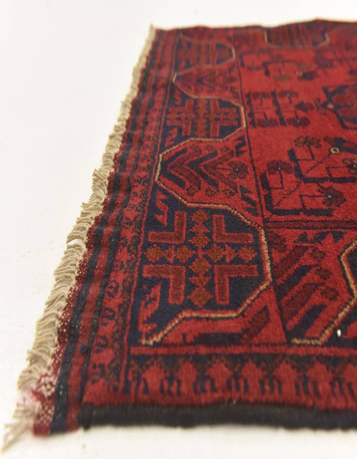 Detail image of  2' 8 x 4' 4  Hand Knotted Khal Mohammadi Wool Rug